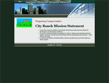 Tablet Screenshot of cityranch.org